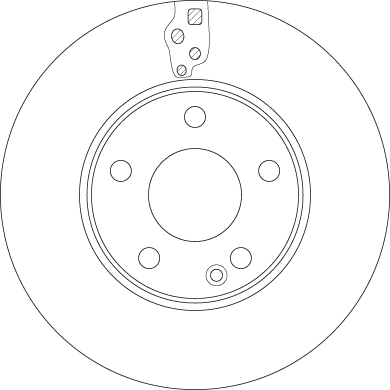 Bremsscheibe - DF6548 TRW