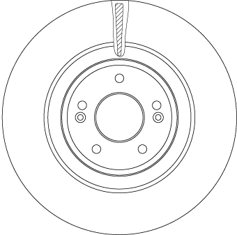 Brake Disc - DF6572 TRW