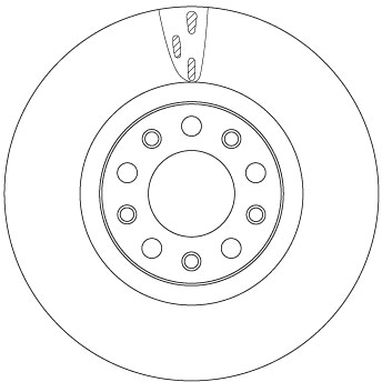 Brake Disc - DF6590S TRW