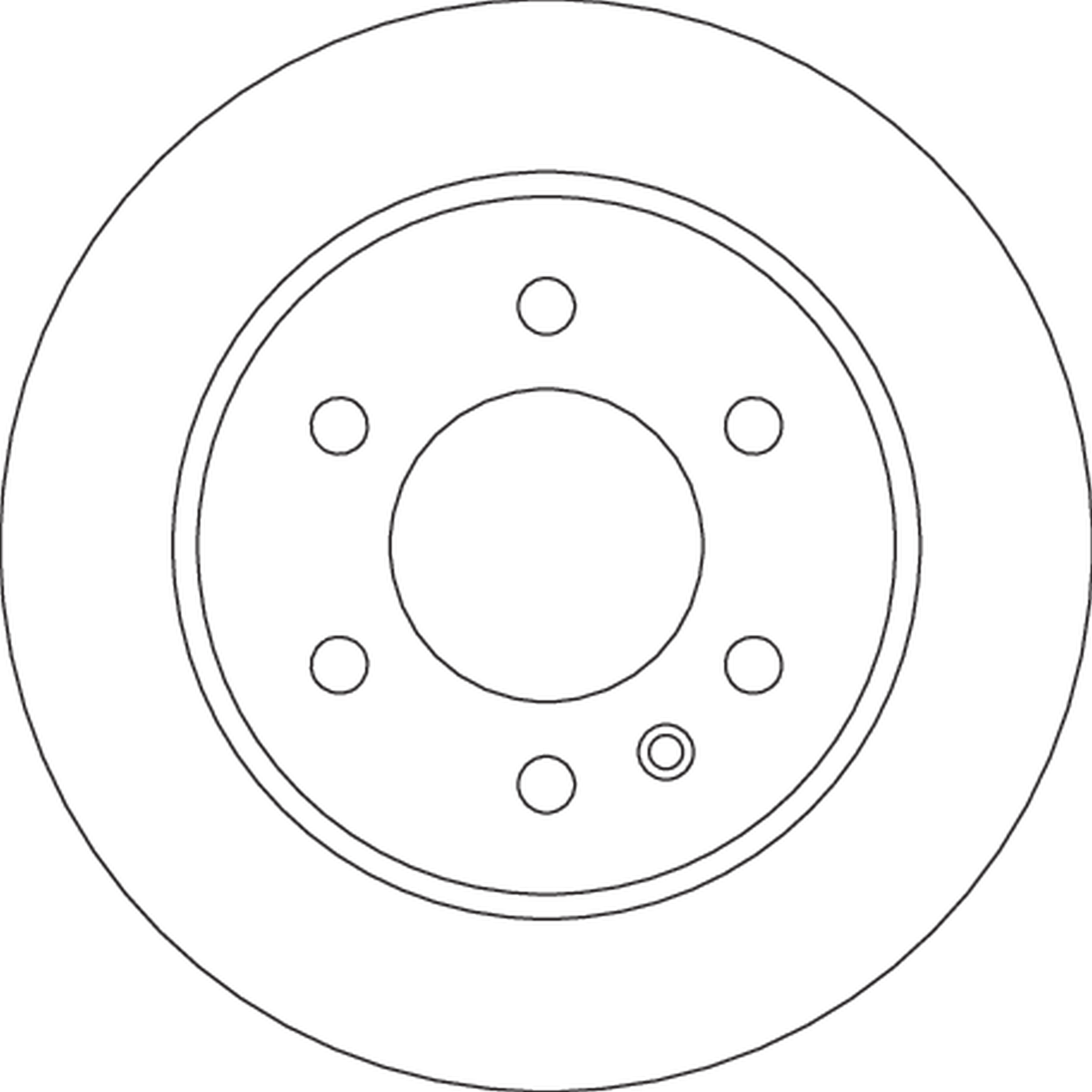 Discofreno - DF6596S TRW