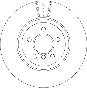 Brake Disc - DF6607S TRW
