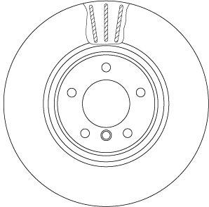 Brake Disc - DF6609S TRW