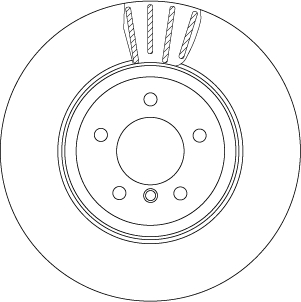 Brake Disc - DF6625S TRW