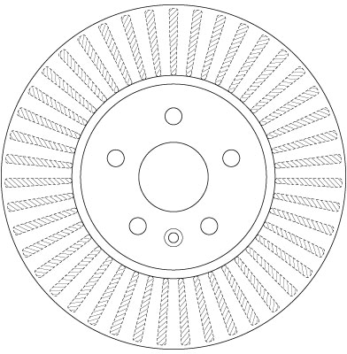 Bremsscheibe - DF6629 TRW