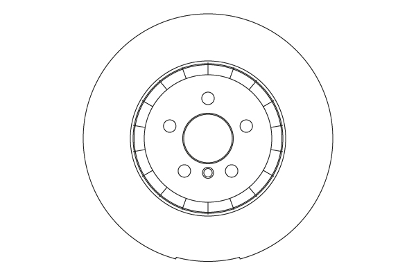 Brake Disc - DF6636S TRW