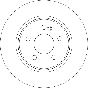 Brake Disc - DF6646S TRW