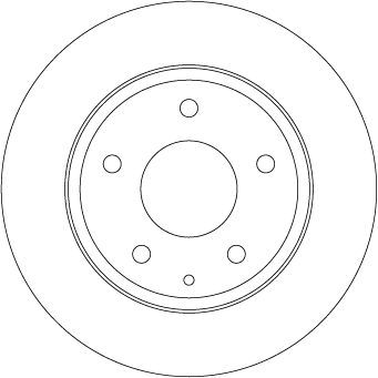 Bremsscheibe - DF6659 TRW