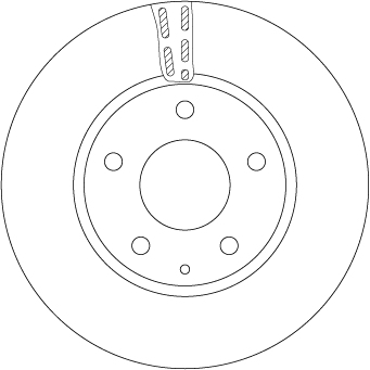 Brake Disc - DF6661S TRW