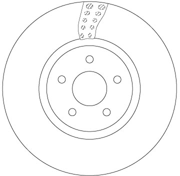 Brake Disc - DF6662S TRW
