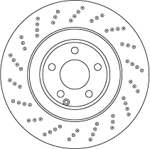 Brake Disc - DF6668S TRW