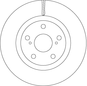 Bremsscheibe - DF6675 TRW