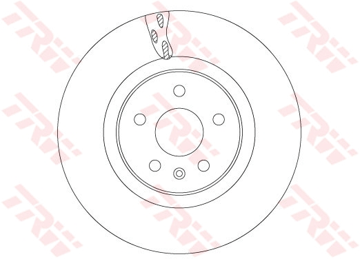 Brake Disc - DF6700S TRW
