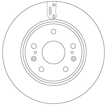 Bremsscheibe - DF6703 TRW