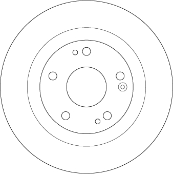 Brake Disc - DF6705 TRW
