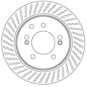 Bremsscheibe - DF6710 TRW