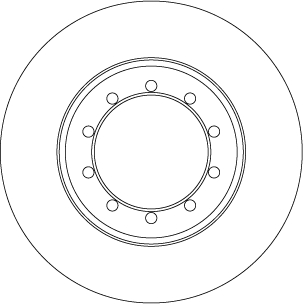 Brake Disc - DF6711 TRW