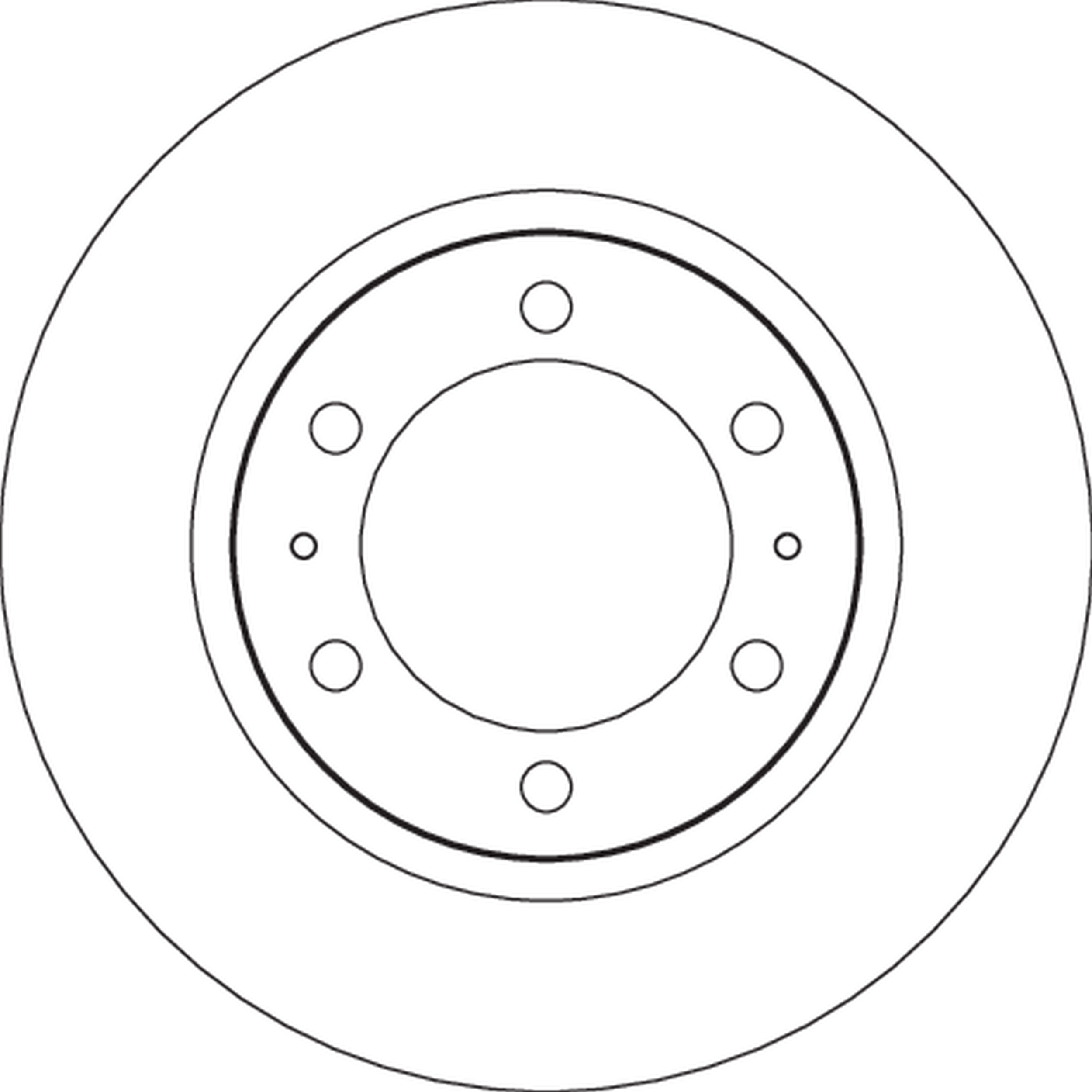 Brake Disc - DF6726S TRW