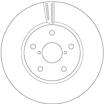 Brake Disc - DF6727S TRW