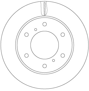 Brake Disc - DF6735 TRW