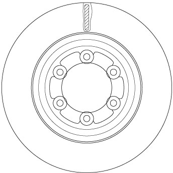 Brake Disc - DF6736S TRW