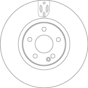 Bremsscheibe - DF6744S TRW
