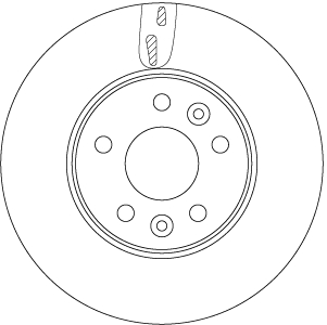 Brake Disc - DF6751S TRW
