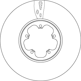 Brake Disc - DF6752S TRW