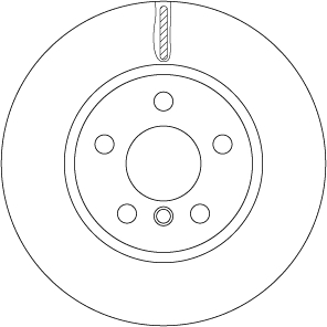 Brake Disc - DF6757 TRW