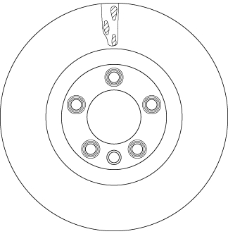 Brake Disc - DF6772S TRW