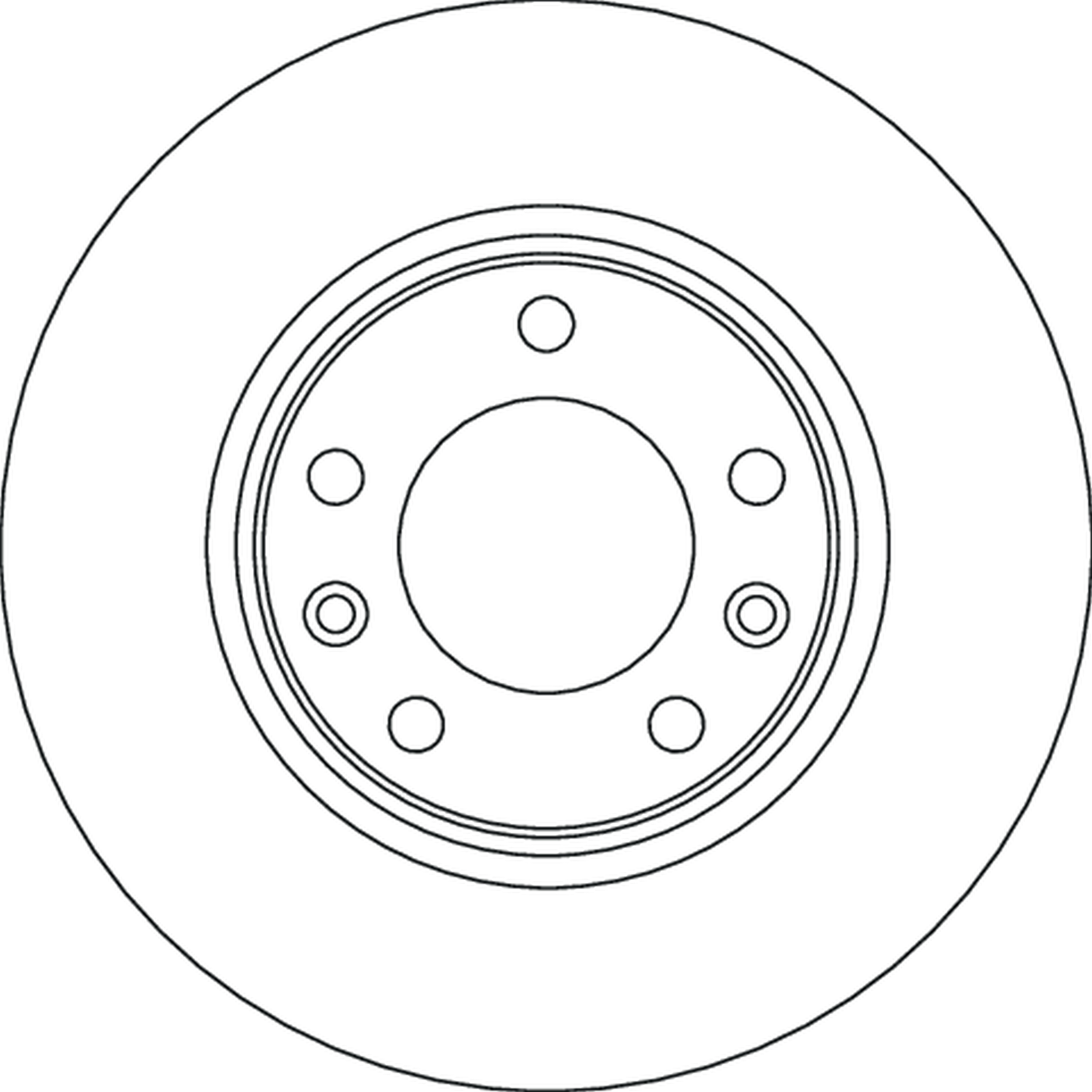 Brake Disc - DF6780 TRW
