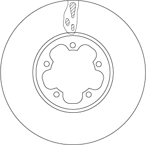 Brake Disc - DF6781S TRW