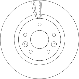 Brake Disc - DF6786 TRW