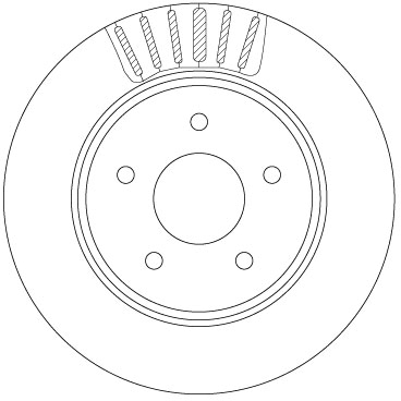 Discofreno - DF6789 TRW