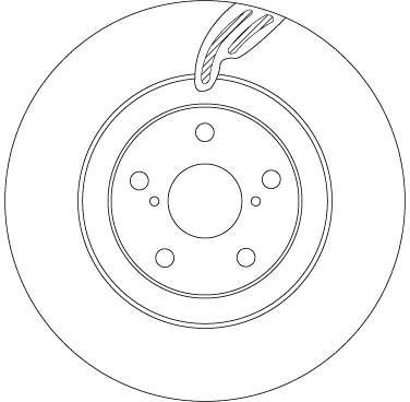 Brake Disc - DF6792S TRW