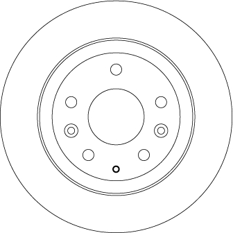 Brake Disc - DF6807 TRW