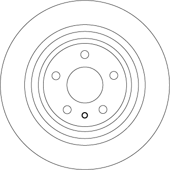 Brake Disc - DF6809 TRW
