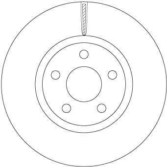 Brake Disc - DF6810S TRW