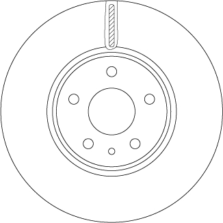 Brake Disc - DF6811 TRW
