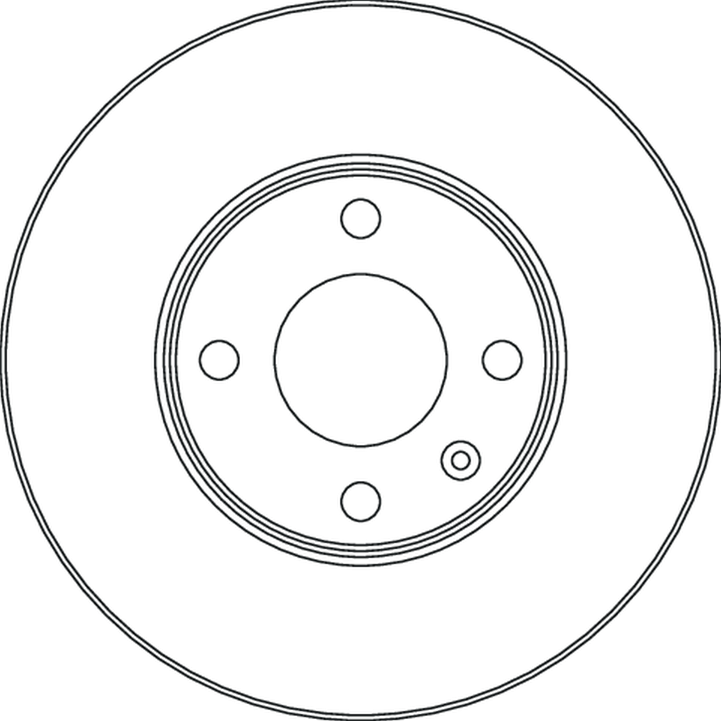 Brake Disc - DF6831 TRW