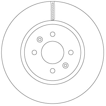 Brake Disc - DF6842 TRW