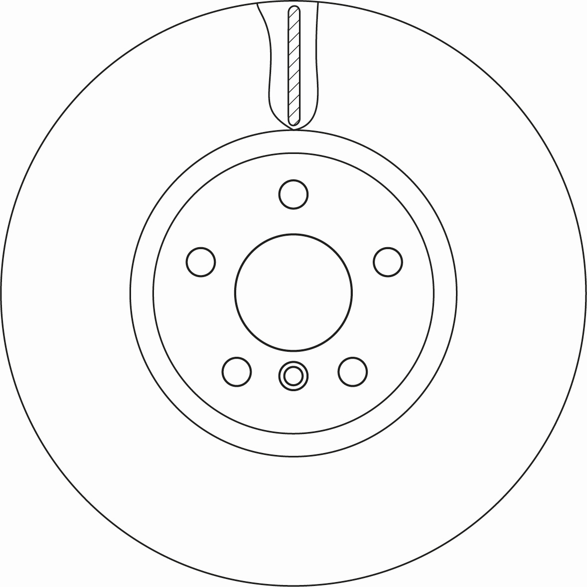 Brake Disc - DF6845S TRW