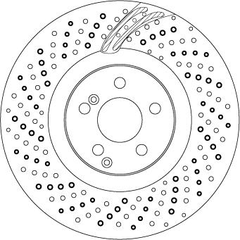 Brake Disc - DF6862S TRW