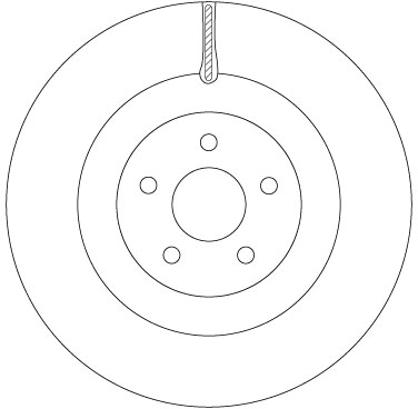 Discofreno - DF6871 TRW