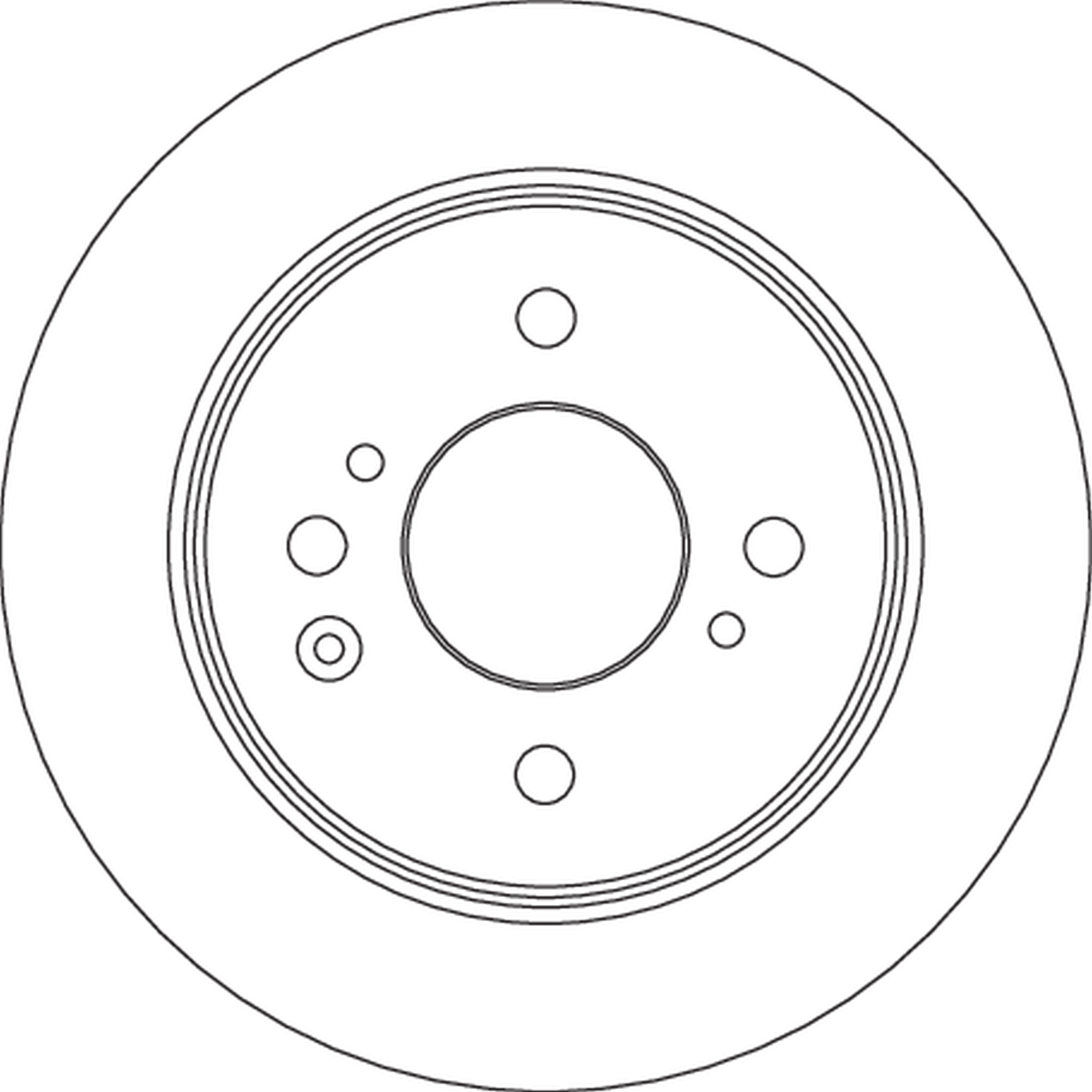 Bremsscheibe - DF6875 TRW