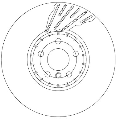 Brake Disc - DF6890S TRW