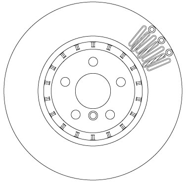 Discofreno - DF6892S TRW