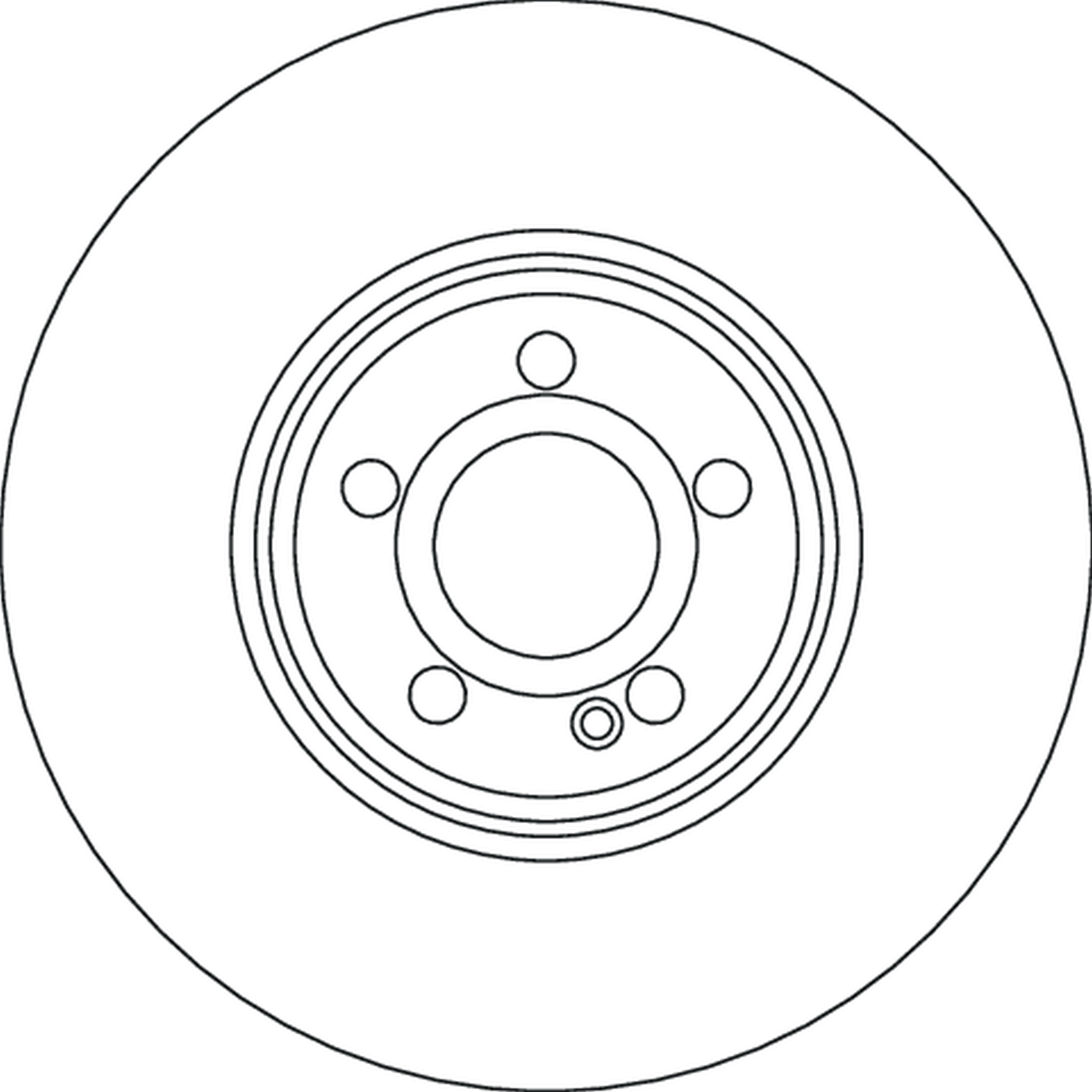 Brake Disc - DF6896S TRW