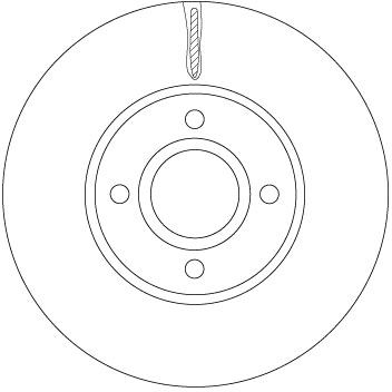 Brake Disc - DF6898 TRW