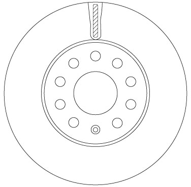 Brake Disc - DF6903S TRW