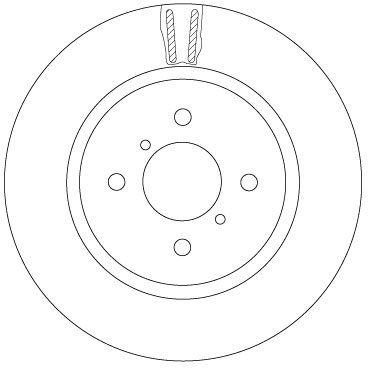 Brake Disc - DF6912 TRW